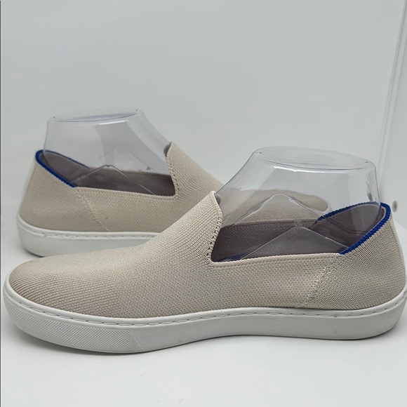 Rothy's The Slip on Beige Sand Knit Fabric Casual Low Top Sneakers Size 8 - Picture 7 of 15